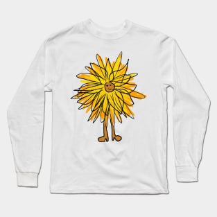 Sammy the sunflower Long Sleeve T-Shirt